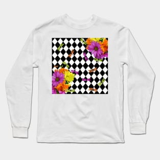 HARLEQUIN DAISY DRAGONFLIES DREAMS Long Sleeve T-Shirt